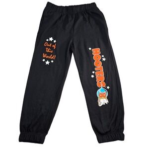 Ripple Junction Hooters Jogger Sweatpants Men XL Black Retro Space Astronaut Owl